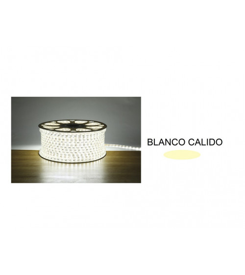 Comprar TIRA DE LED SUPER BRIGHT IP44 9W/MT 2700K 230V 60LED/MT LED50x50 venta por M en España