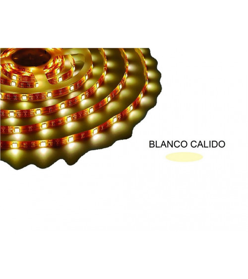 Comprar TIRA DE LED 5M 3528SMD IP33 30LED/M BLANCO CÁLIDO en España