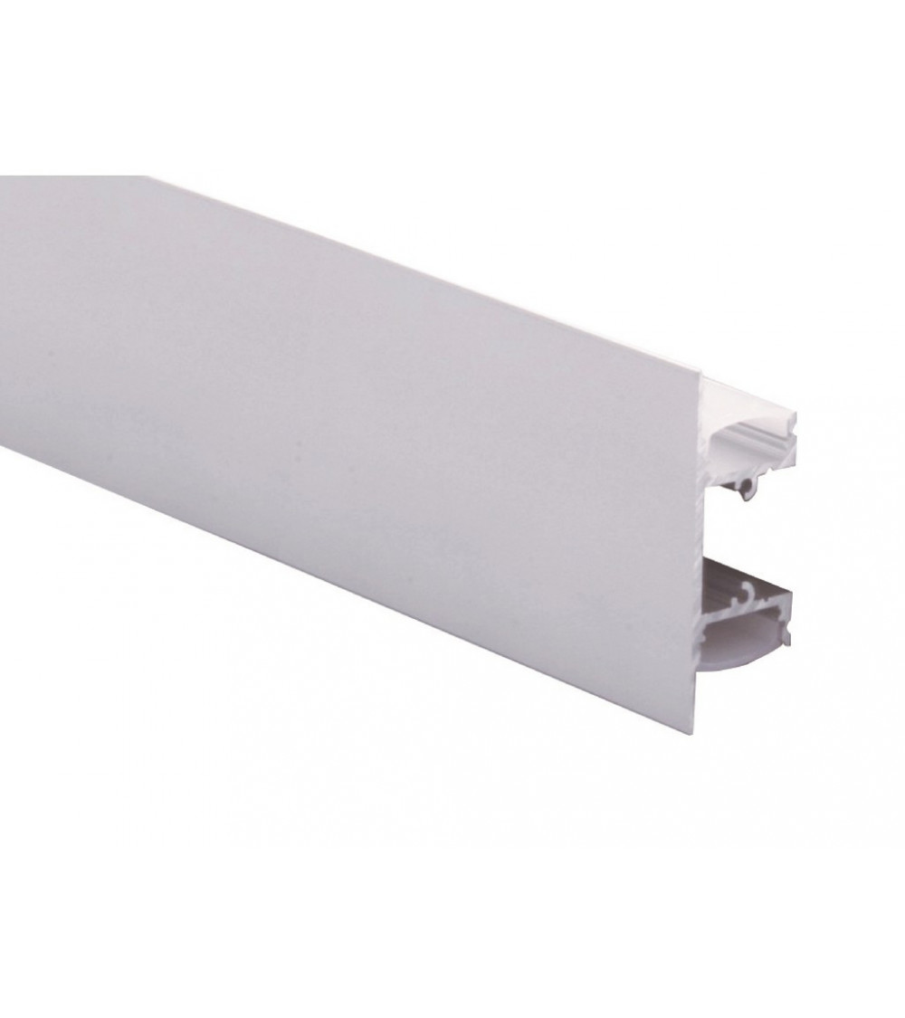 Comprar PERFIL ALUMINIO PARED DOBLE LUZ 1 M + CUBIERTA OPAL 1 M en España