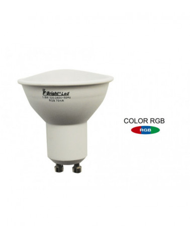 Comprar LAMPARA DICROICA LED RGB CON EFECTOS GU10 1