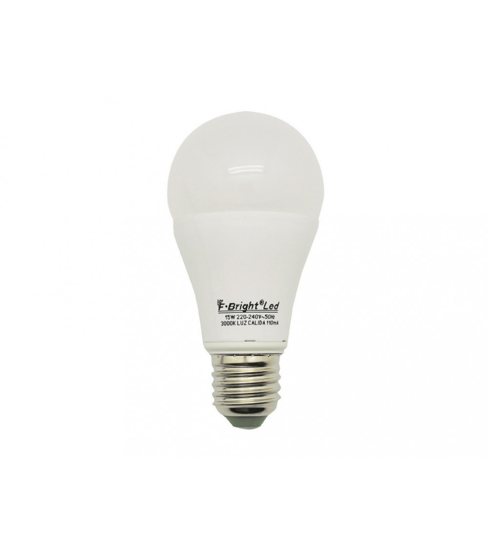 Comprar LAMPARA STANDARD LED E27 15W 3000K 160º 230V en España