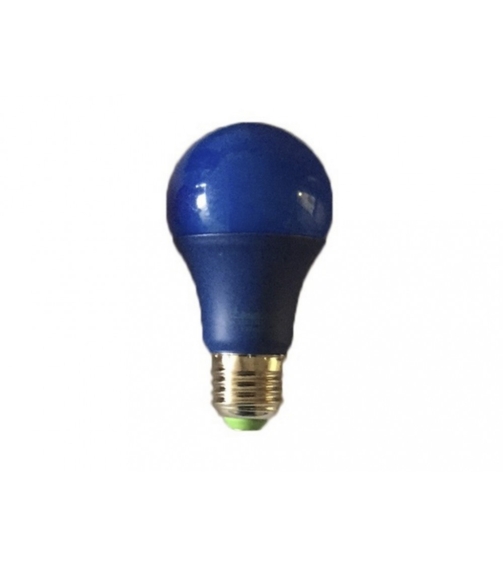 Comprar LAMPARA STANDARD LED AZUL E27 9W 180º 230V en España