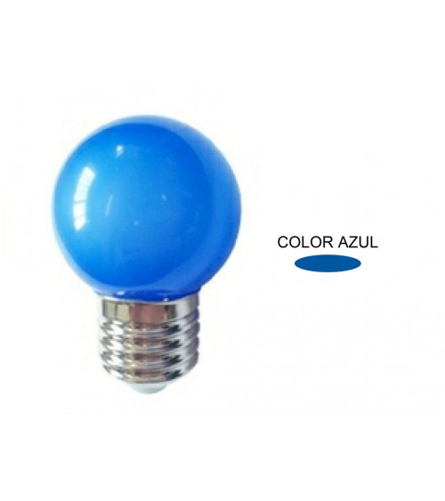 Comprar LAMPARA ESFERICA LED AZUL IP44 ESPECIAL GUIRNALDA E27 0