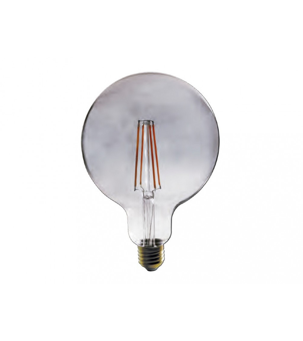Comprar LAMPARA GLOBO CRISTAL SMOKY FILAMENTO LED G125 E27 2.5W 1800K 360º 230V en España