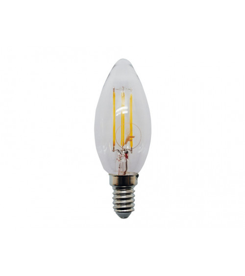 Comprar LAMPARA VELA FILAMENTO LED E14 4W 2800K 360º 230V CLARA en España