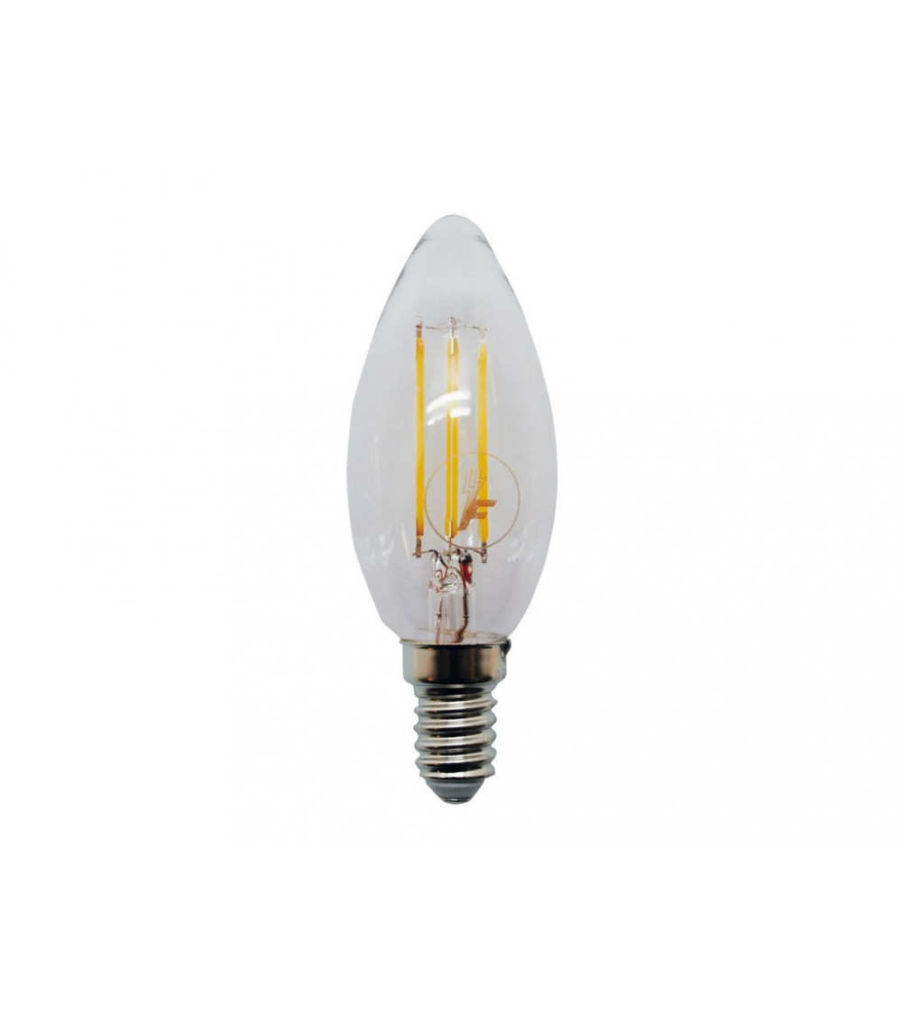 Comprar LAMPARA VELA FILAMENTO LED E14 4W 2800K 360º 230V CLARA en España