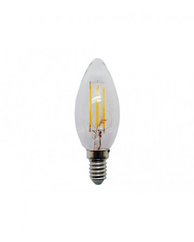 Comprar LAMPARA VELA FILAMENTO LED E14 4W 6000K 360º 230V CLARA en España