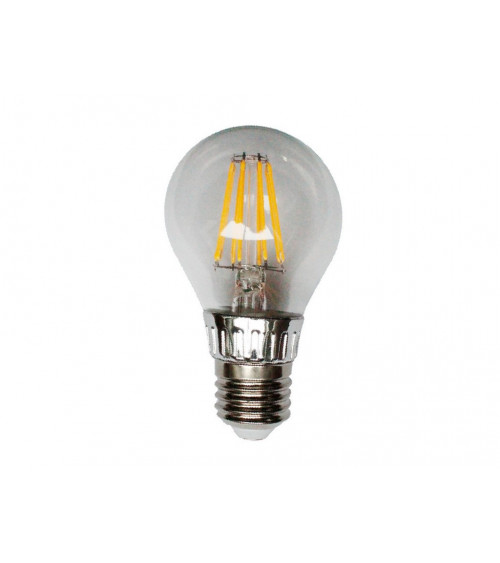 Comprar LAMPARA STANDARD FILAMENTO LED REGULABLE E27 8W 2800K 360º 230V REMATE PLATA en España