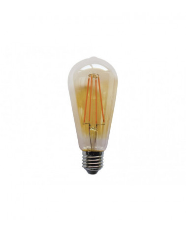Comprar LAMPARA EDISON CRISTAL GOLD FILAMENTO LED REGULABLE E27 7W 2200K 360º 230V en España
