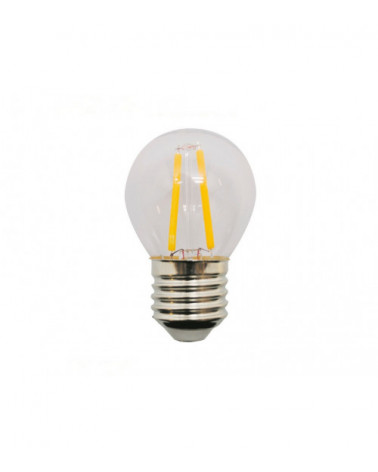 Comprar LAMPARA ESFERICA FILAMENTO  LED E27 4W 2700K 360º 230V CLARA en España
