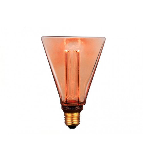 Comprar LAMPARA LED DECO DIAMANTE E27 4W AMBAR 1800K en España