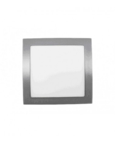 Comprar DOWNLIGHT LED EMPOTRABLE EXTRAPLANO CUADRADO CORTE 200MM 18W 6500K 100º 230V PLATA en España