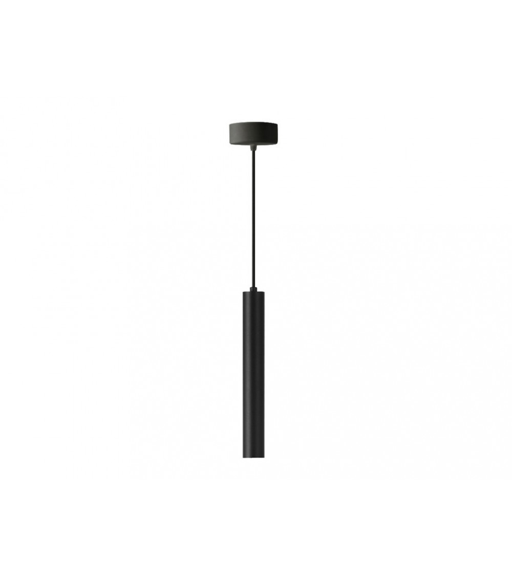 Comprar LAMPARA LED COLGANTE TUBULAR 300MM 8W 3000K 24º 230V NEGRO en España