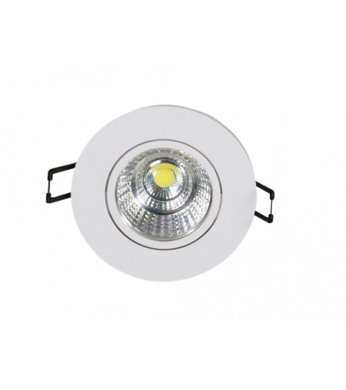 Comprar DOWNLIGHT LED EMPOTRABLE ORIENTABLE REDONDO CORTE 60MM 4W 3000K 36º 230V en España