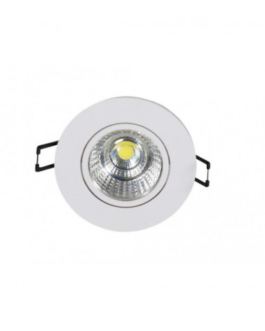 Comprar DOWNLIGHT LED EMPOTRABLE ORIENTABLE REDONDO CORTE 60MM 4W 3000K 36º 230V en España