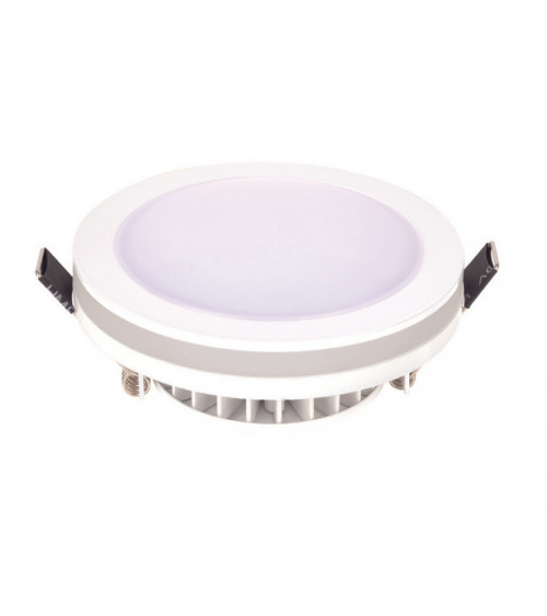 Comprar DOWNLIGHT LED EMPOTRABLE REDONDO IP44 CORTE 70MM 6W 6400K 120º 230V en España