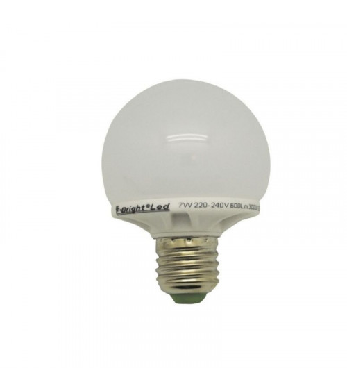 Comprar LAMPARA GLOBO CERAMICA LED MINI E27 7W 3000K 200º 230V en España