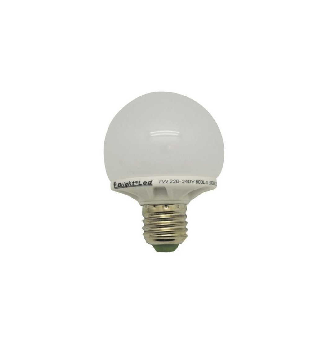 Comprar LAMPARA GLOBO CERAMICA LED MINI E27 7W 6500K 200º 230V en España