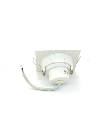 DOWNLIGHT LED EMPOTRABLE ORIENTABLE CUADRADO CORTE 75MM 8W 6000K 90º 230V