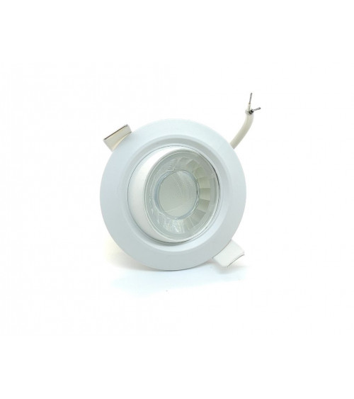 DOWNLIGHT LED EMPOTRABLE ORIENTABLE CUADRADO CORTE 75MM 8W 3000K 90º 230V