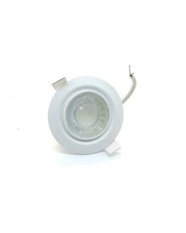 Comprar DOWNLIGHT LED EMPOTRABLE ORIENTABLE CUADRADO CORTE 75MM 8W 3000K 90º 230V en España