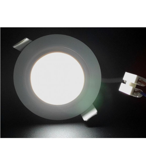 DOWNLIGHT LED EMPOTRABLE ORIENTABLE CUADRADO CORTE 75MM 8W 3000K 90º 230V