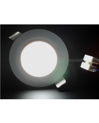 DOWNLIGHT LED EMPOTRABLE ORIENTABLE CUADRADO CORTE 75MM 8W 3000K 90º 230V