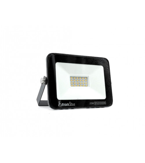 PROYECTOR LED EXTRAPLANO IP65 20W 6500K 230V NEGRO FBRIGHT