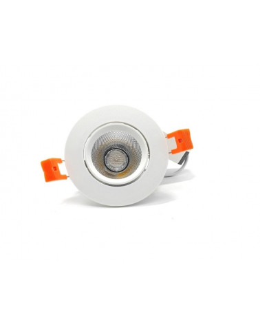 Comprar DOWNLIGHT LED EMPOTRABLE ORIENTABLE REDONDO CORTE 125MM 15W 3000K 36º 230V en España