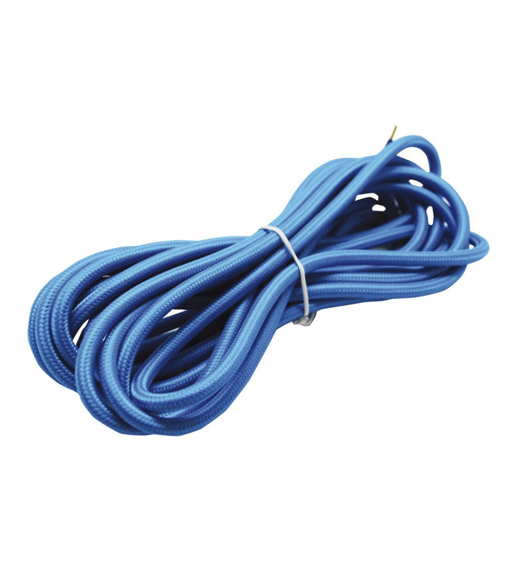 Comprar CABLE DECORATIVO TELA 2X0.75mm 5M AZUL en España